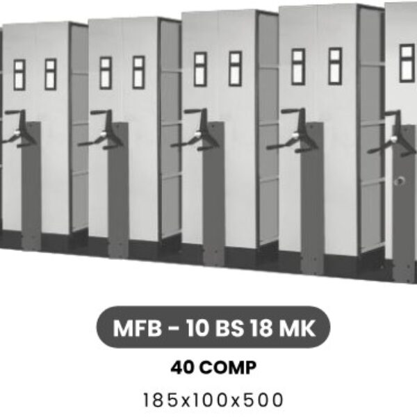 Mobile File - Mekanik System MFB - 10 BS 18 MK 185x100x500 - 40 COMP
