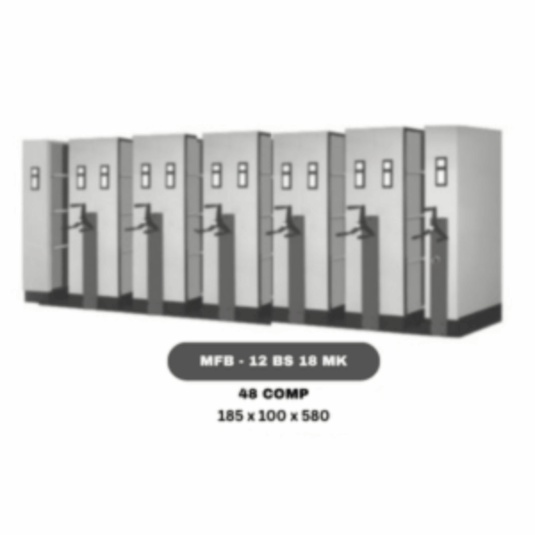 Mobile File - Mekanik System MFB - 12 BS 22 MK 185 x 100 x 580 50 COMP