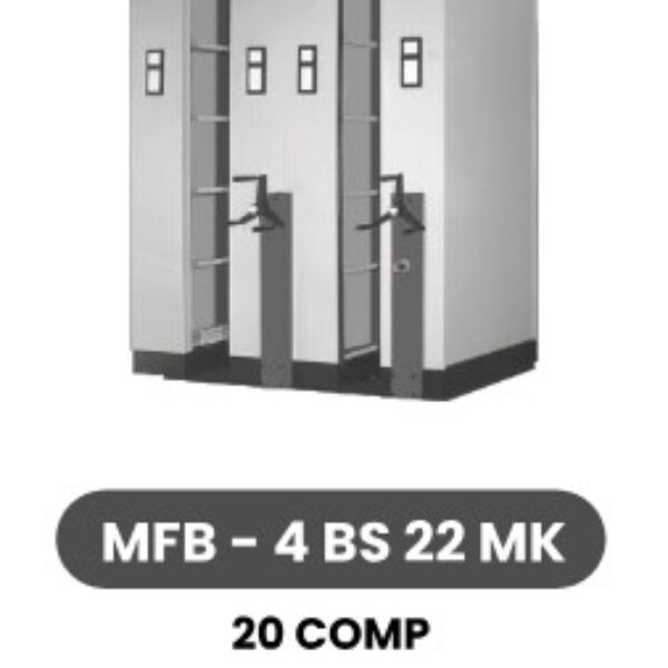 Mobile File - Mekanik System MFB - 4 BS 22 MK 225 x 100 x 250 20 COMP