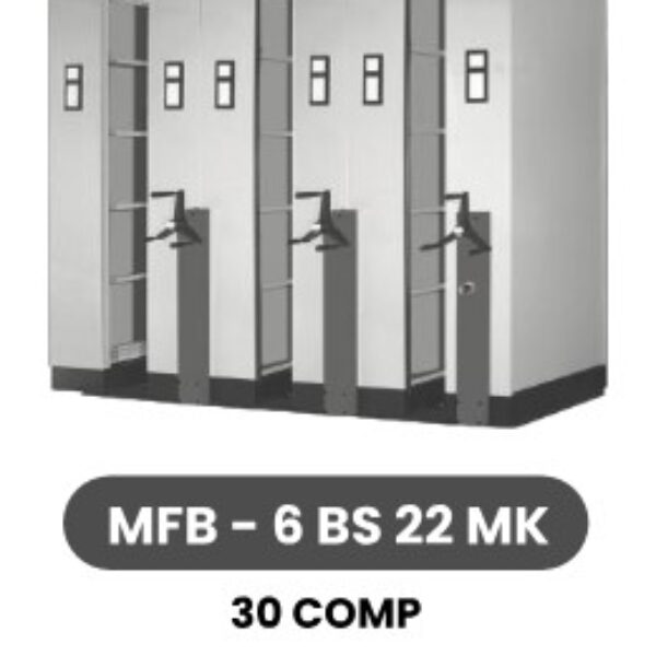 Mobile File - Mekanik System MFB - 6 BS 22 MK 225 x 100 x 340 - 30 COMP