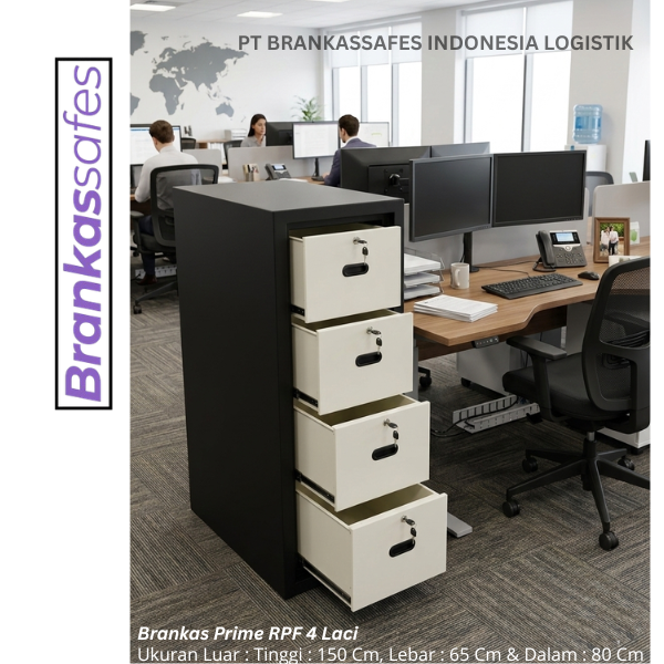 Brankassafes Dokumen Safe (DS) 4 Laci No Door